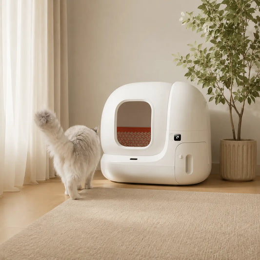 Bac à litière automatique fermé pour chat — grande capacité | Feryn