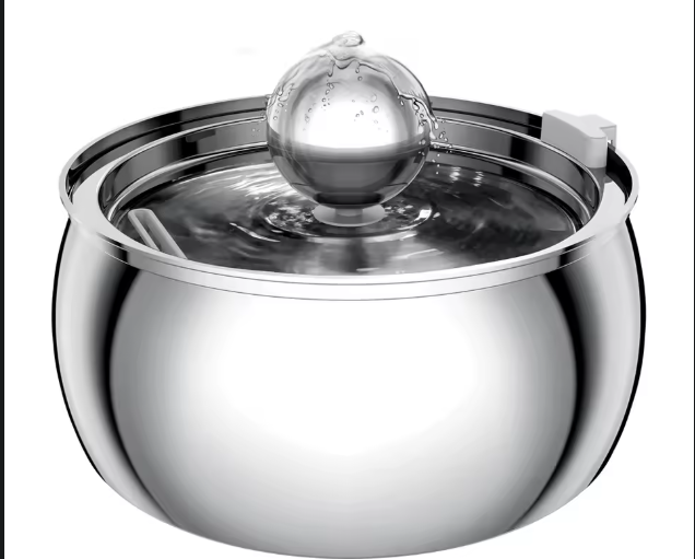 Feryn Sphère — Fontaine à eau inox 304 pour chat 4L Feryn