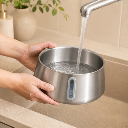 Feryn Clarté | Fontaine à eau inox pour chat 4L