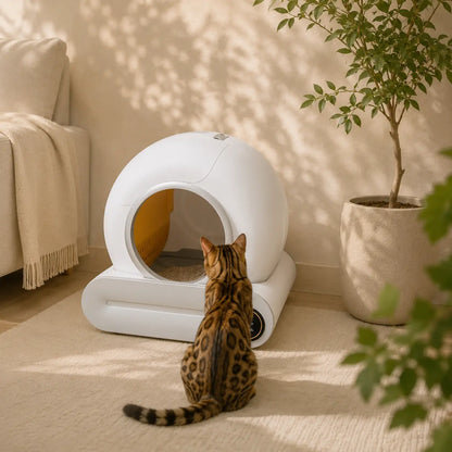 Bac à litière automatique autonettoyant pour chat — Feryn