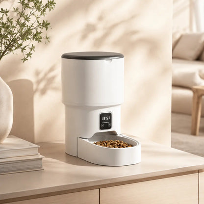 Distributeur de croquettes automatique 4L pour chat — WiFi & anti-glouton | Feryn