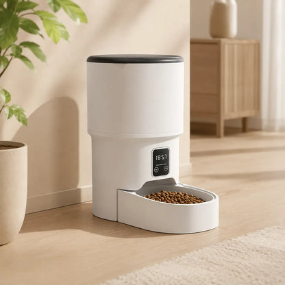 Distributeur de croquettes automatique 4L pour chat — WiFi & anti-glouton | Feryn