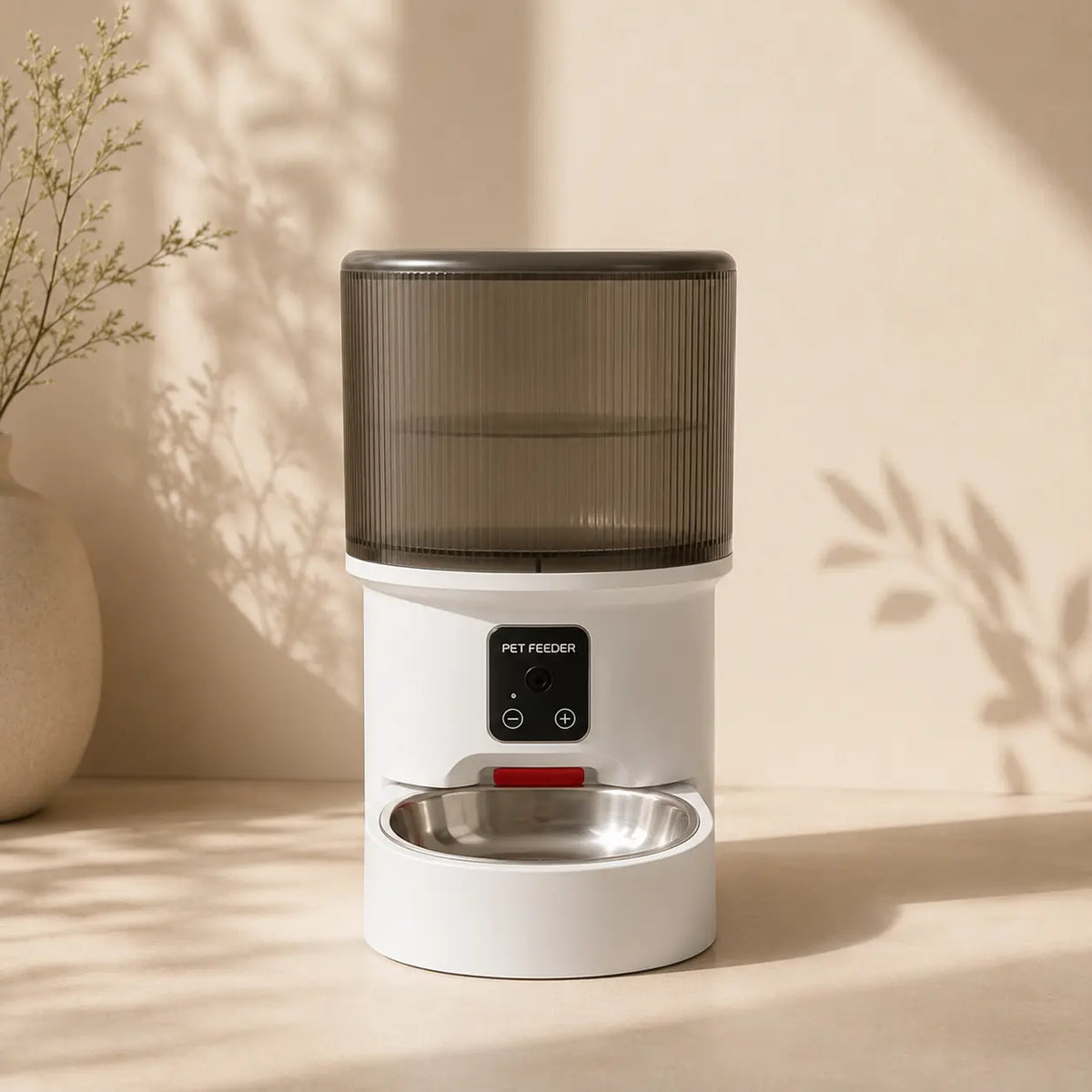 Distributeur de croquettes automatique 4L pour chat — bol inox, WiFi & caméra | Feryn