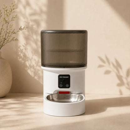 Distributeur de croquettes automatique 4L pour chat — bol inox, WiFi & caméra | Feryn