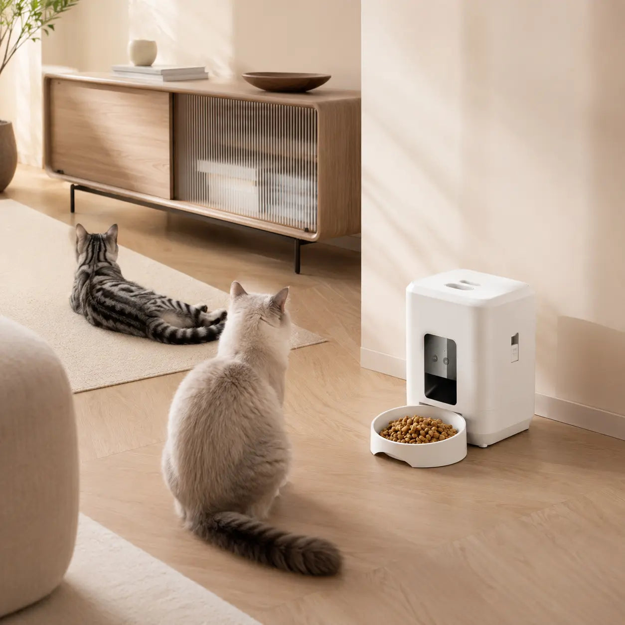 Distributeur de croquettes automatique pour chat — programmable, WiFi | Feryn