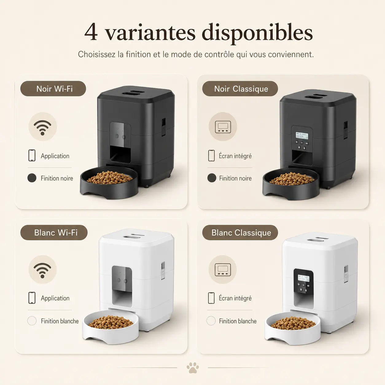 Distributeur de croquettes automatique pour chat — programmable, WiFi | Feryn