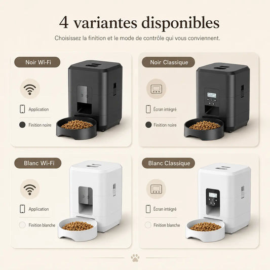 Distributeur de croquettes automatique pour chat — programmable, WiFi | Feryn