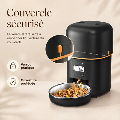Distributeur de croquettes automatique 2L pour chat — WiFi | Feryn