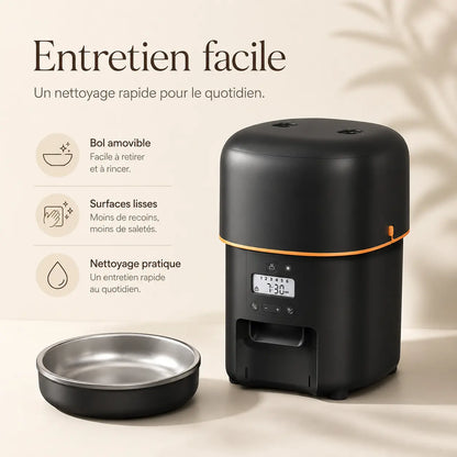 Distributeur de croquettes automatique 2L pour chat — WiFi | Feryn