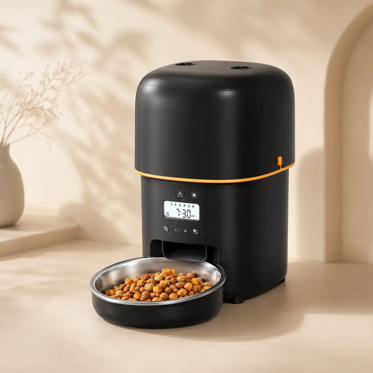 Distributeur de croquettes automatique 2L pour chat — WiFi | Feryn