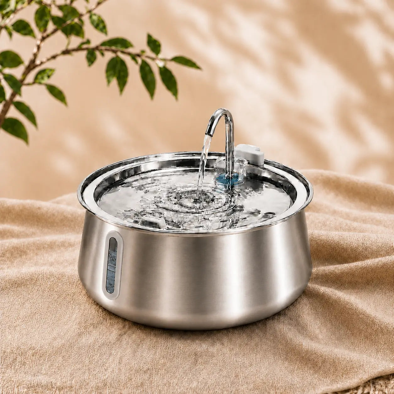 Feryn Clarté | Fontaine à eau inox pour chat 4L