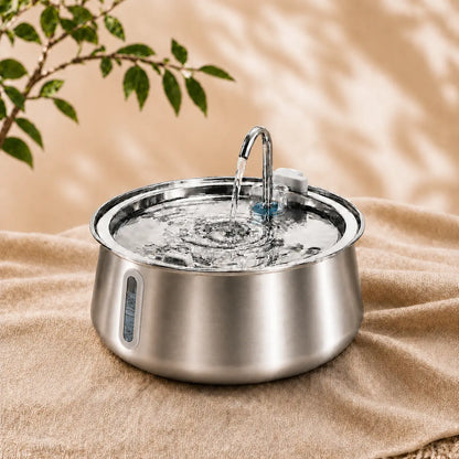 Feryn Clarté | Fontaine à eau inox pour chat 4L