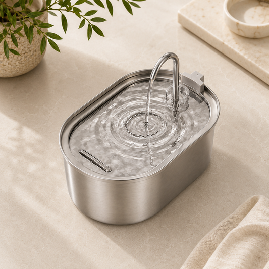 Feryn Linéa | Fontaine à eau inox pour chat Feryn