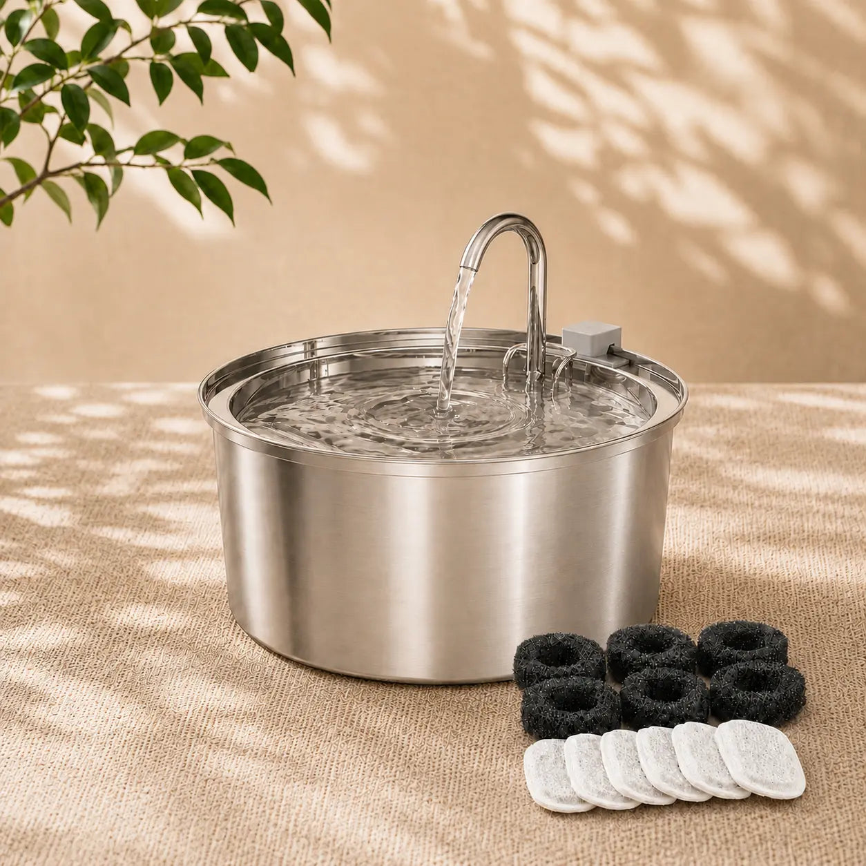 Feryn Pure | Fontaine à eau inox pour chat